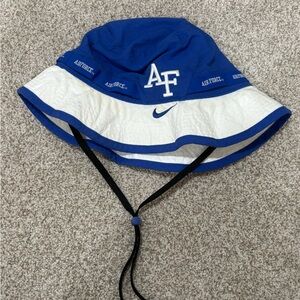 Nike Air Force Blue and White Bucket Hat